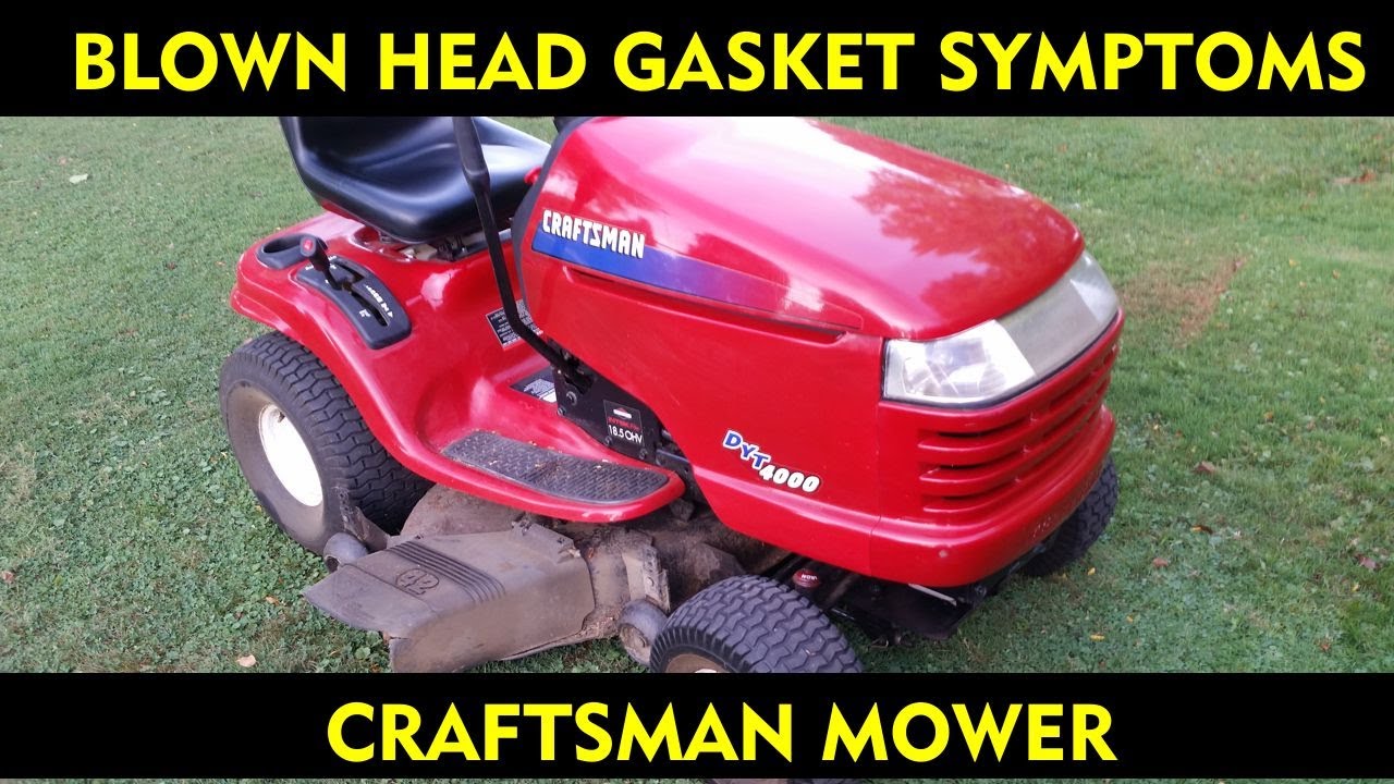 Symptoms of a Blown Head Gasket on a Briggs Intek Engine