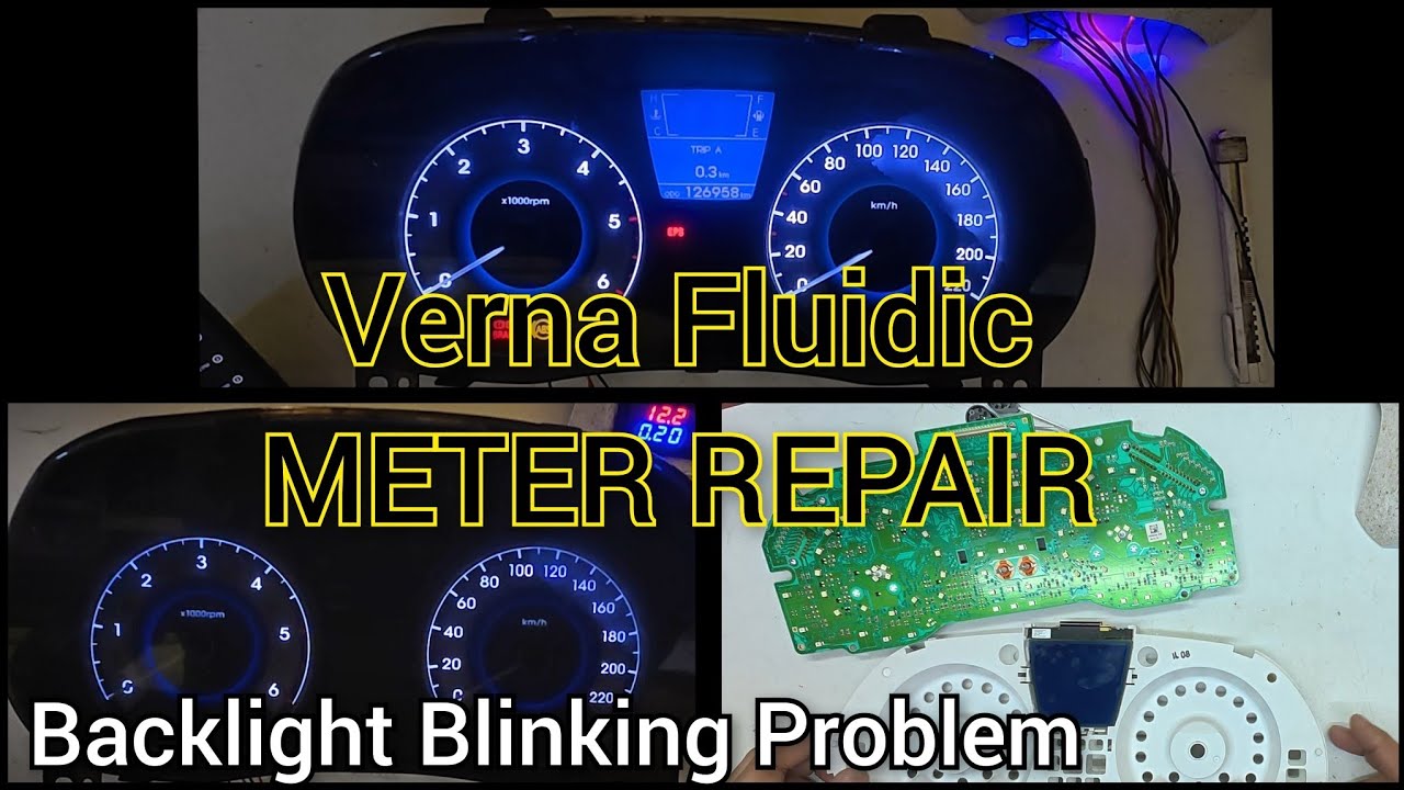 Verna Fluidic Meter Blinking Problem Solved