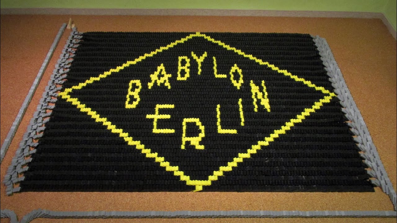 Babylon Berlin in 15,000 Dominoes