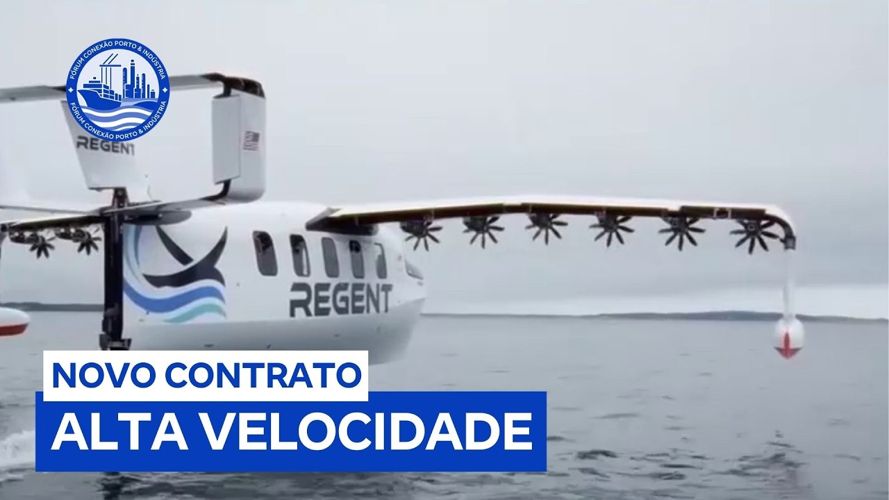 Barco voador poderá fazer trajeto entre Santos e o litoral norte em 30 minutos
