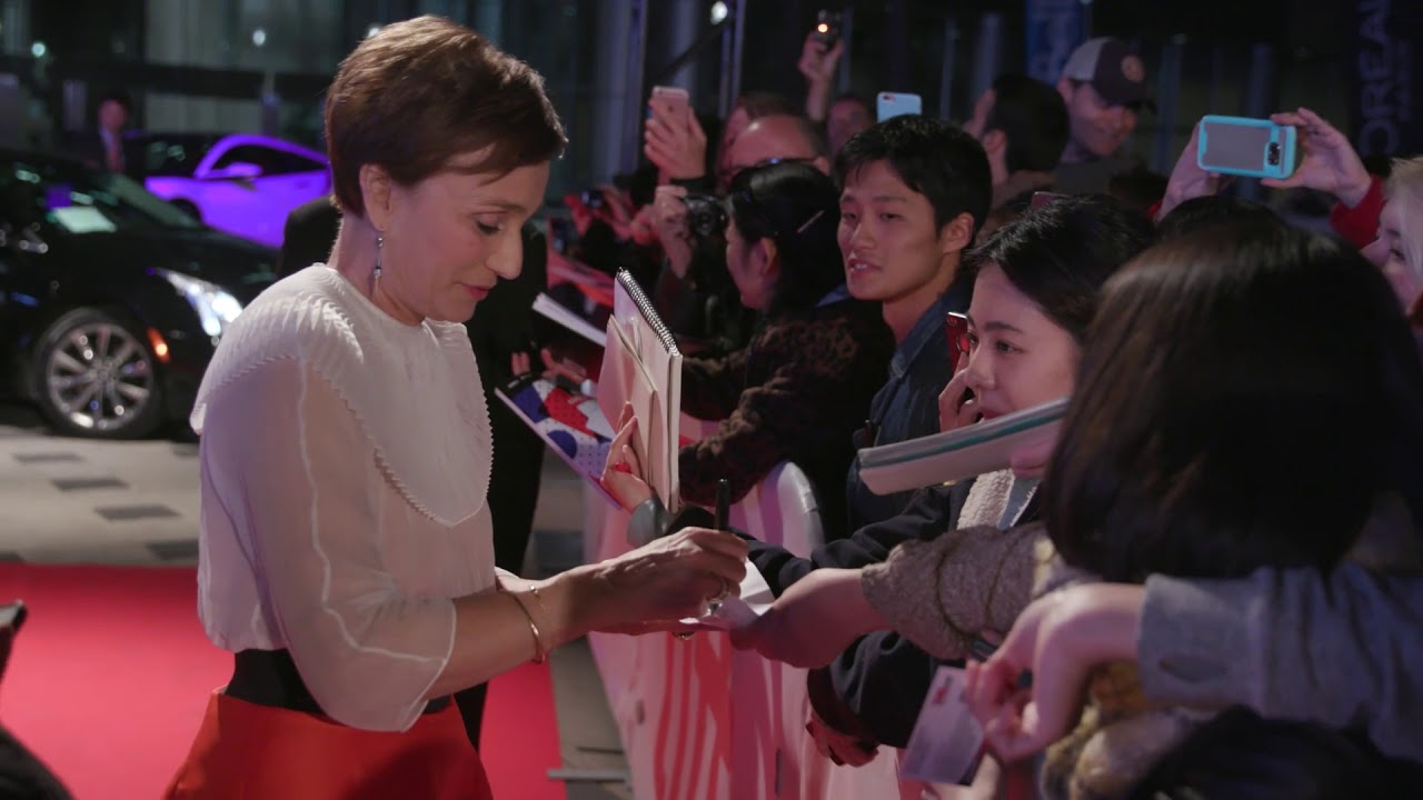 DARKEST HOUR: Kristin Scott Thomas Red Carpet Premiere Arrivals TIFF 2017 | ScreenSlam