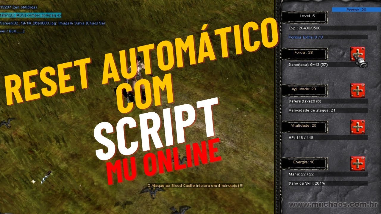 RESET AUTOMATIZADO MU GAME SESSION 2