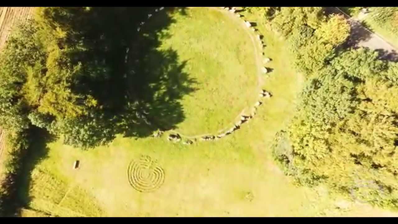 The Rollright Stones 2015 aerial imagery from Oxfordshire