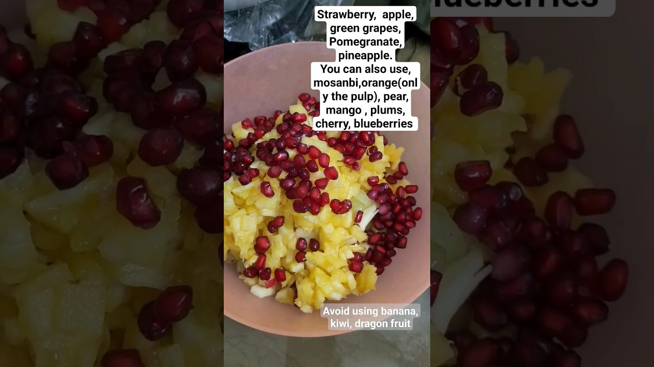 Fresh fruit filling for cakes