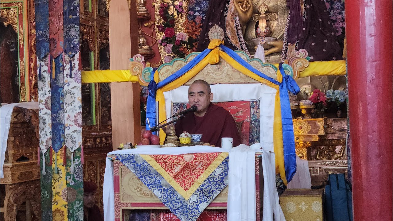 H.E.Choegon Rinpoche visited chemrey Gonpa