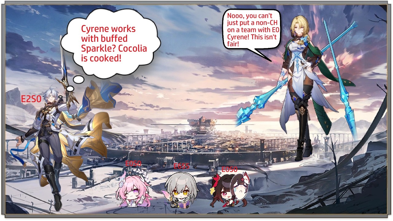4 Cost Phainon 0 Cycle 3.8 MOC 12 Cocolia (ft. Buffed Sparkle + Cyrene Rotation)