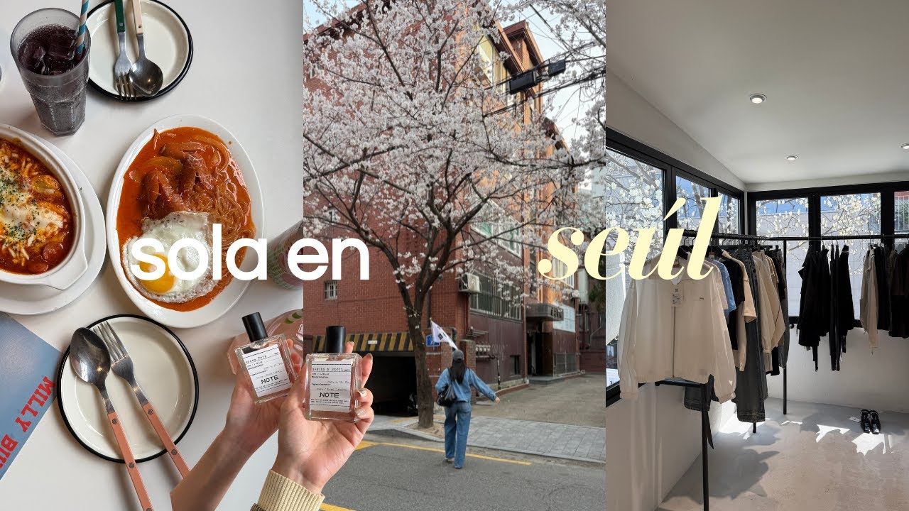 eres mi bestie y me acompañas en seúl | cafecitos, flores de cerezo y tuneada 💌