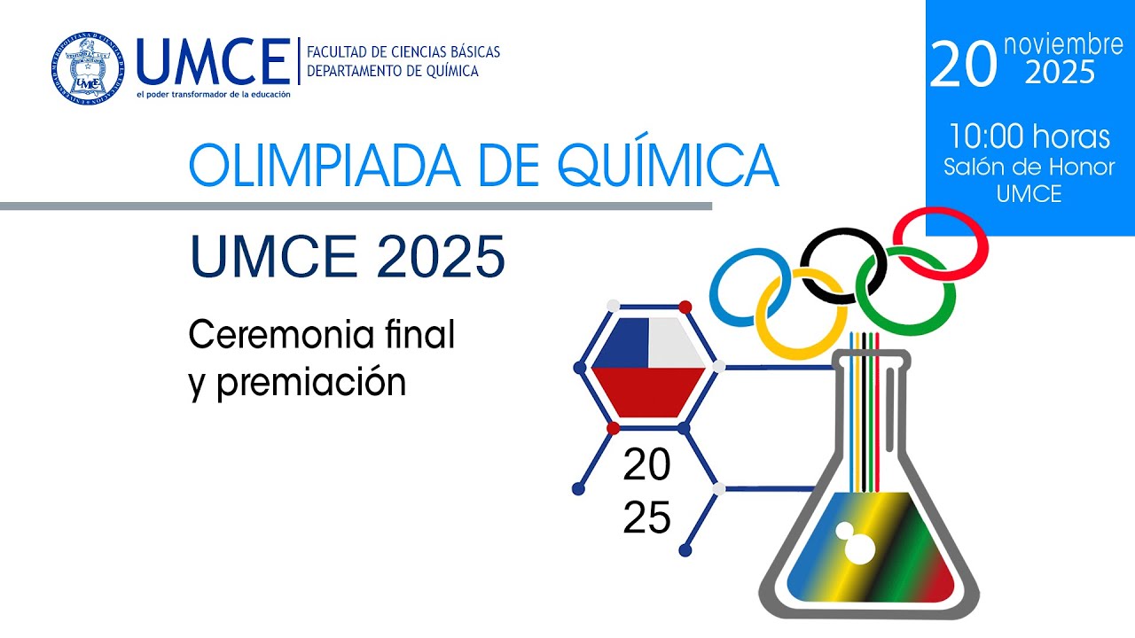 Ceremonia Final de la Olimpiada de Química