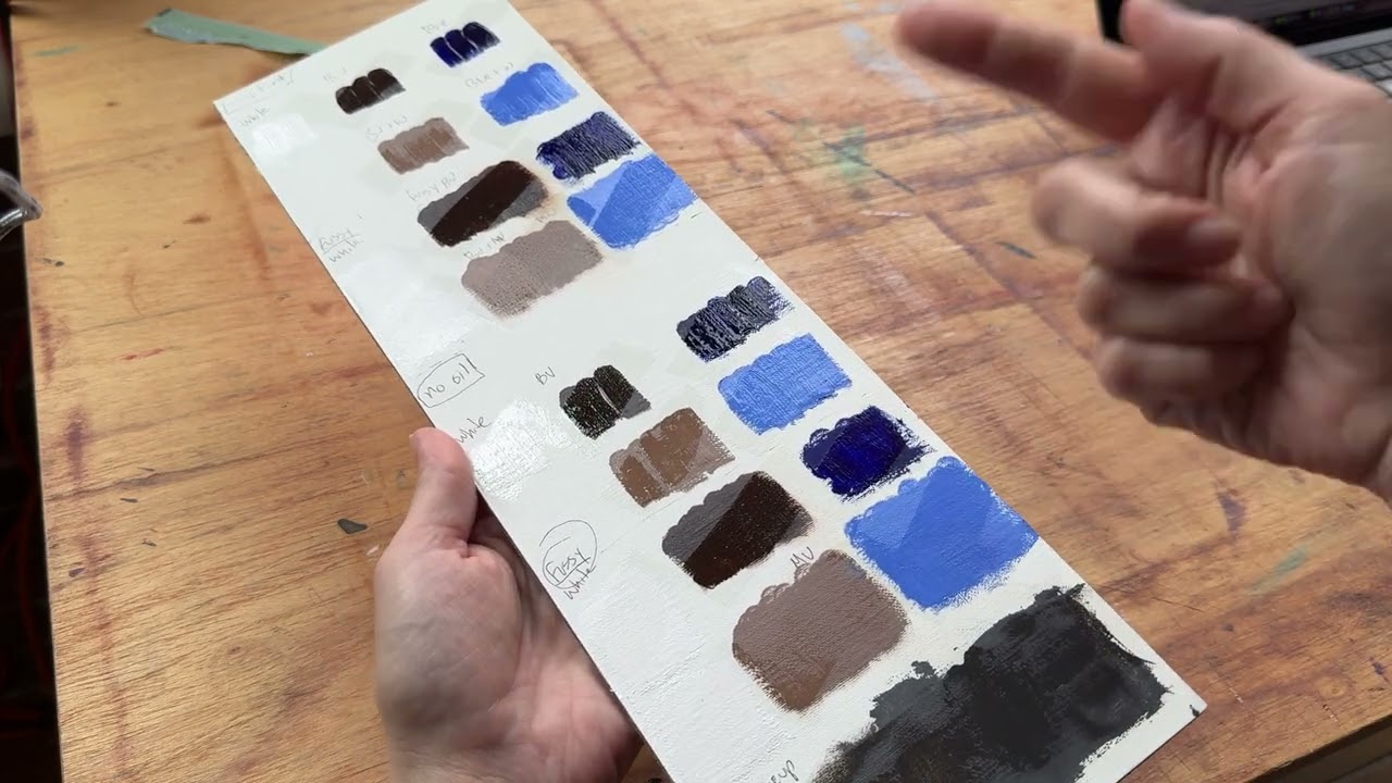 PART 1 Beading up on oil paintings - What is going on???