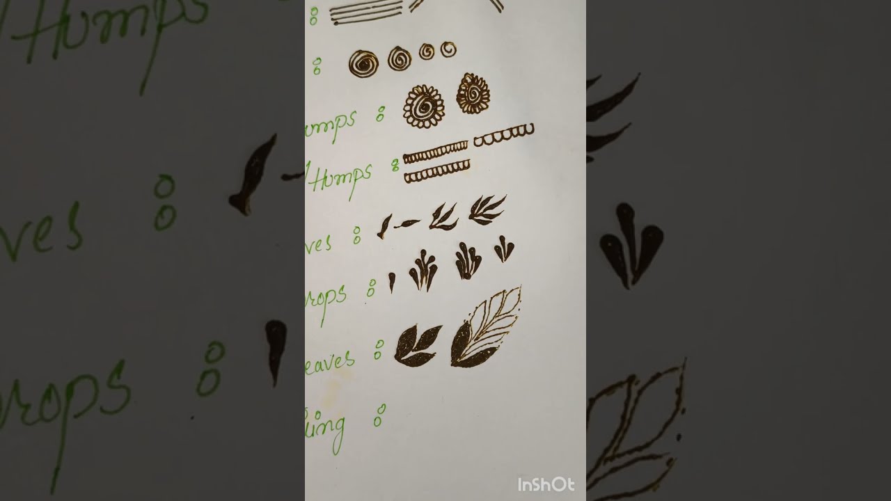 Free mehndi class Day 1 basic to advance begginer course |#mehndi#easytricks #basicclass