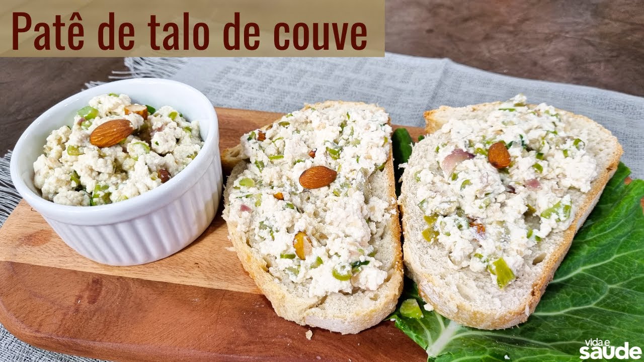 Receita: Patê de talo de couve (19/08/22)