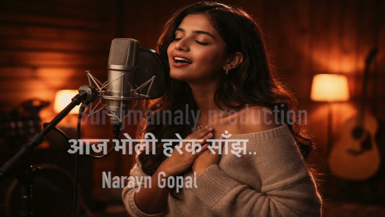 AAJA BHOLI HAREK SAAJH || FEMALE || NARAYAN GOPAL #femaleversion