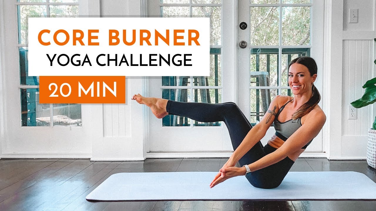 20 Min Yoga for Core and Strong Abs | Power Yoga Workout | Yoga with Kate Amber