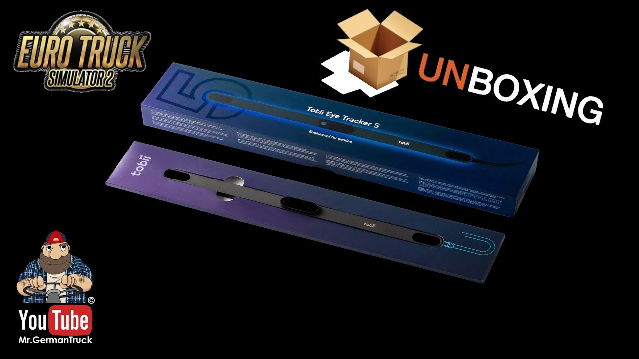 Tobii Eye Tracker 5 *Unboxing & Test Video im Euro Truck Simulator 2*