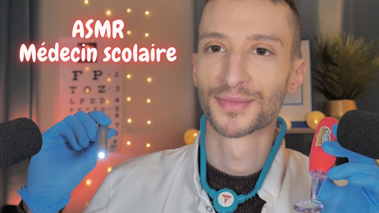 ASMR Roleplay Médecin scolaire - Examen médical complet