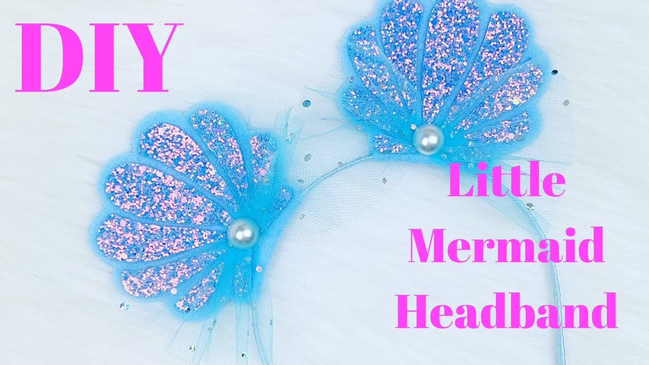 DIY Disney Ears - Little Mermaid // Seashell Headband Tutorial // Disney Inspired Headband DIY