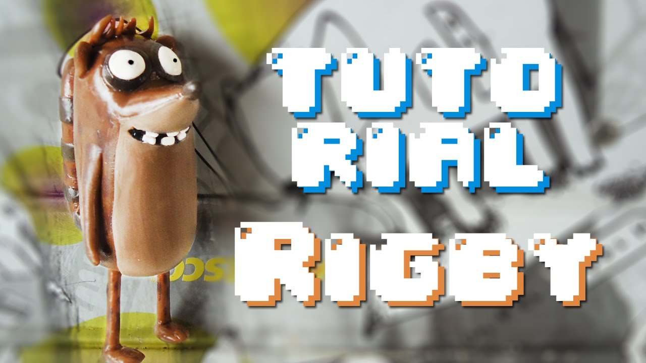 RIGBY Regular Show Polymer Clay TUTORIAL // Un Show Más Porcelana Fría