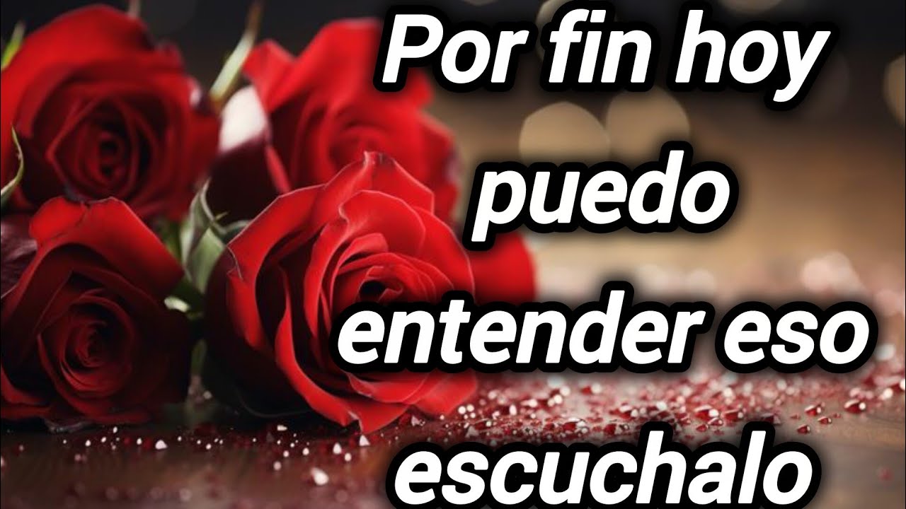 Por fin hoy puedo entender eso escuchalo 