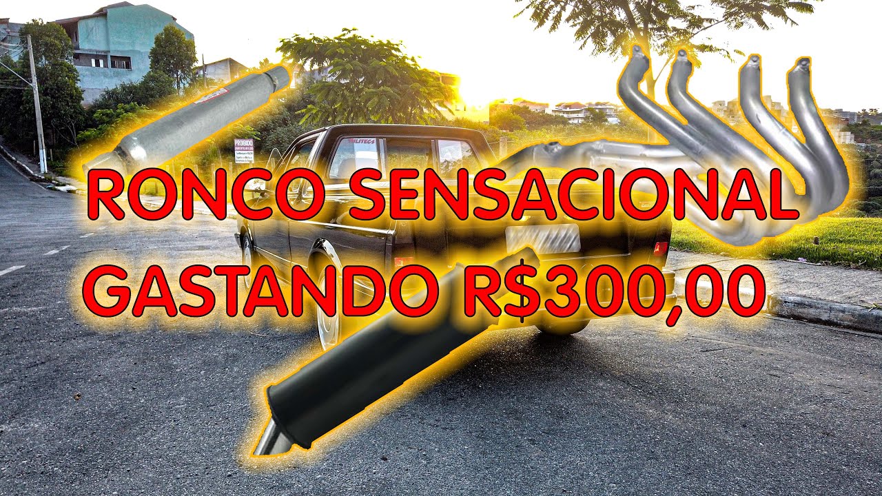 Ronco esportivo gastando pouco