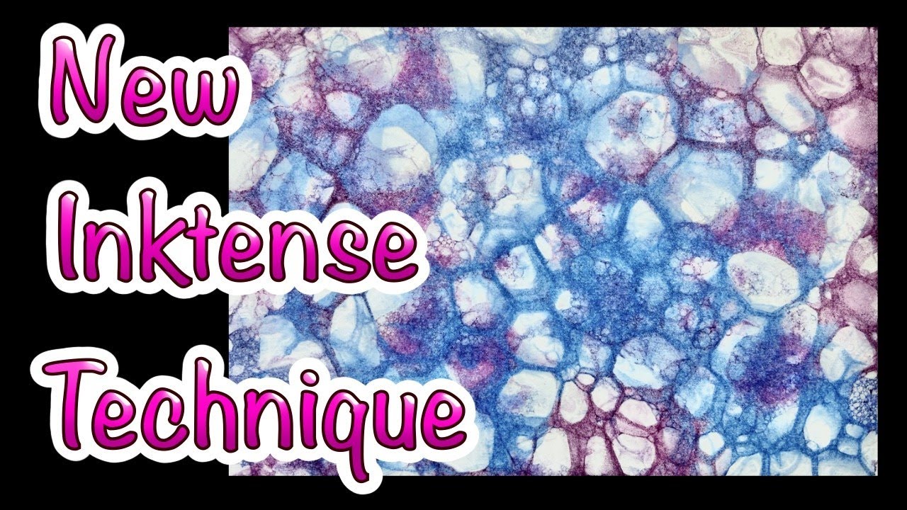NEW INKTENSE TECHNIQUE FOR BACKGROUNDS