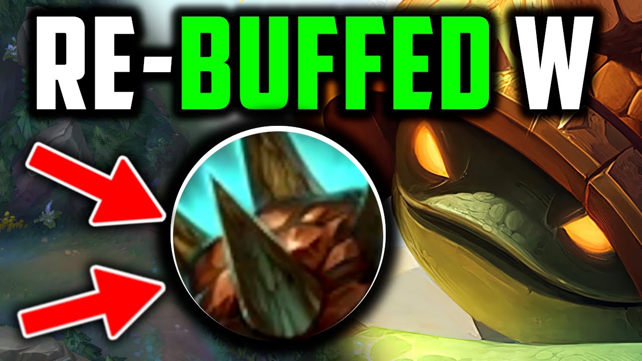 RIOT COULDN'T STAY MAD AT RAMMUS.... (RE-BUFFED RAMMUS) - Rammus Jungle Guide S13 League of Legends