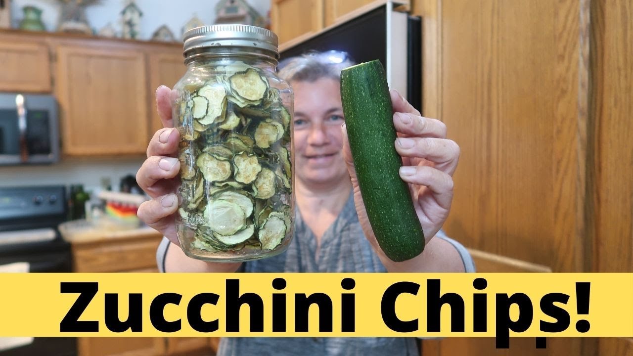 How to Dehydrate Zucchini Chips | Using an oven or dehydrator