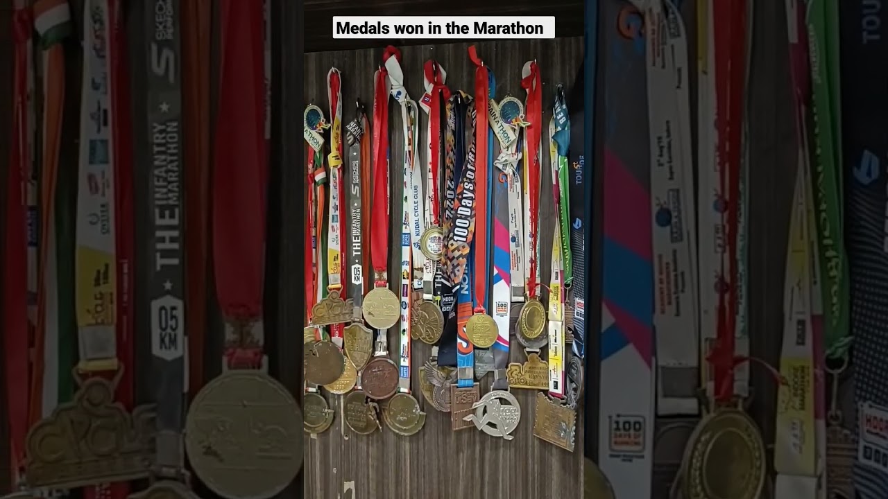 Medals won in the Marathon
