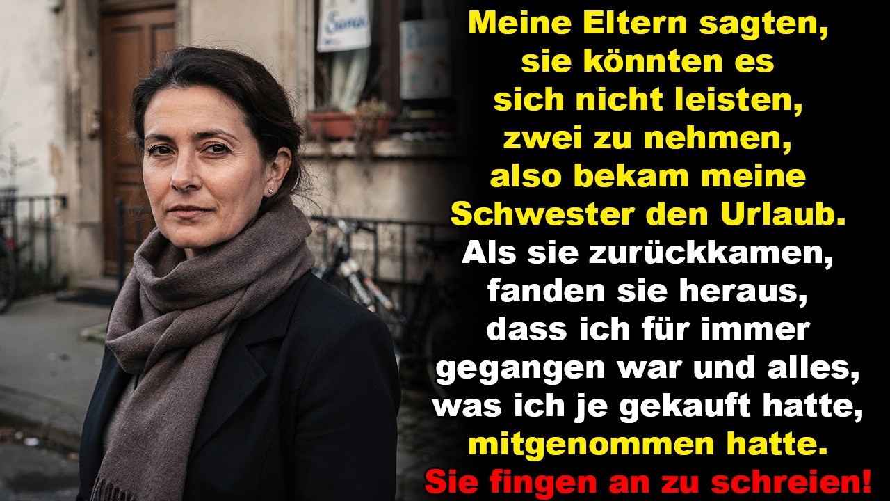 Meine Eltern sagten, sie könnten es sich nicht leisten, zwei zu nehmen, also bekam meine Schwester