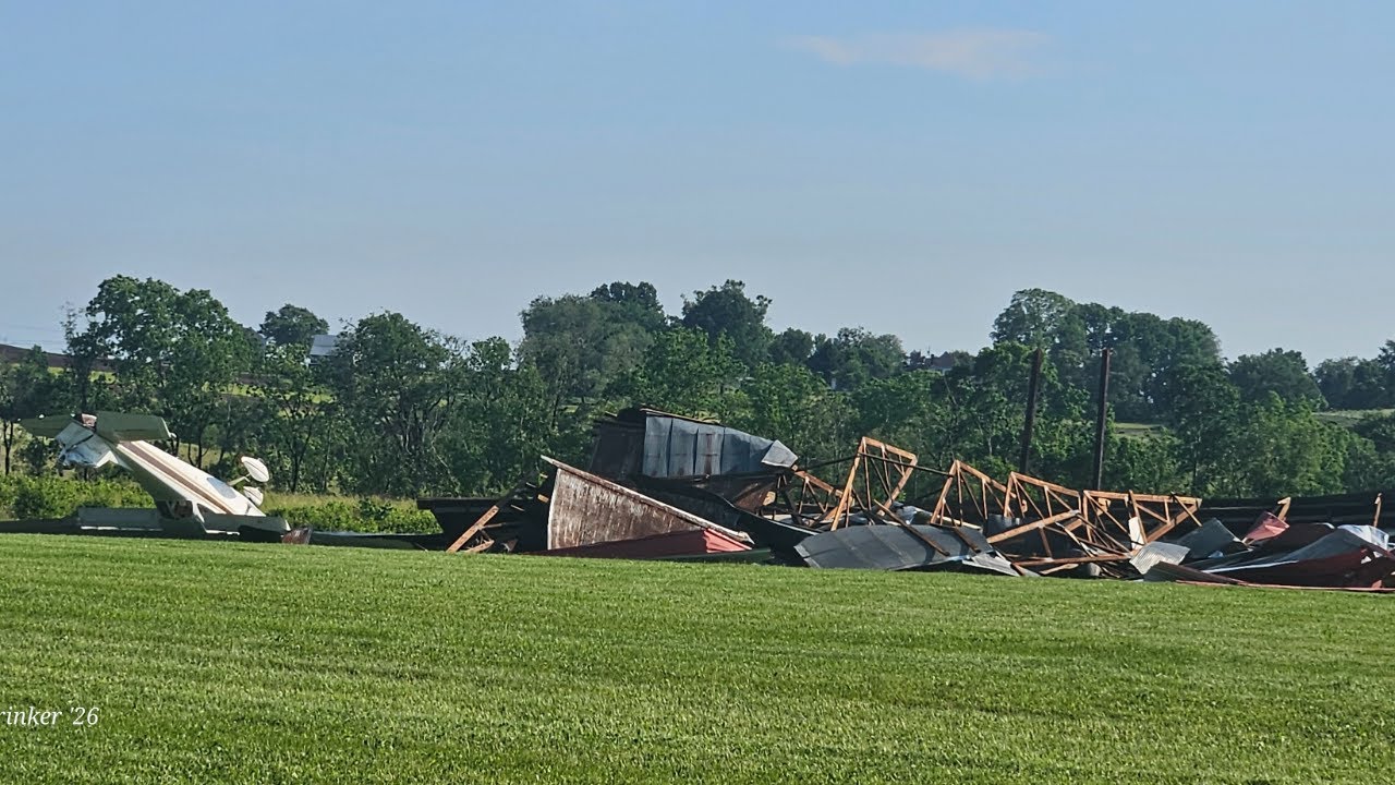 🔴Storm Chasers LIVE🔴 Severe Weather Damage around home