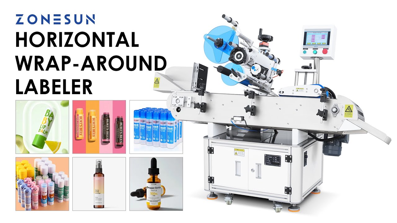 How To Use ZS-TB823 Automatic Round Bottle Wrap Around Labeling Machine