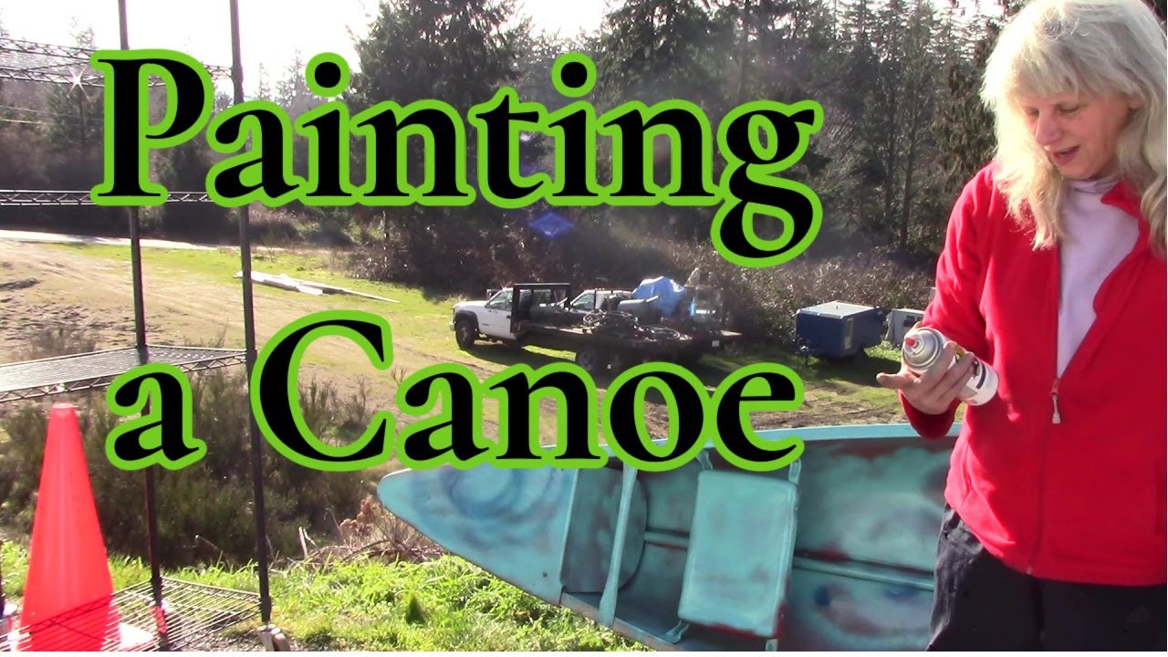 Painting a canoe - Part one - Getting started