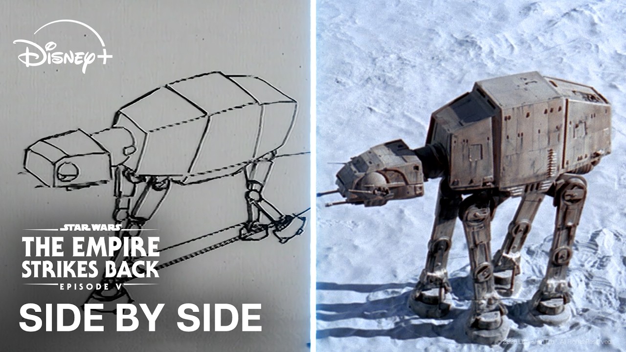 Star Wars: The Empire Strikes Back | Battle of Hoth Behind the Scenes | Storyboard vs. Movie