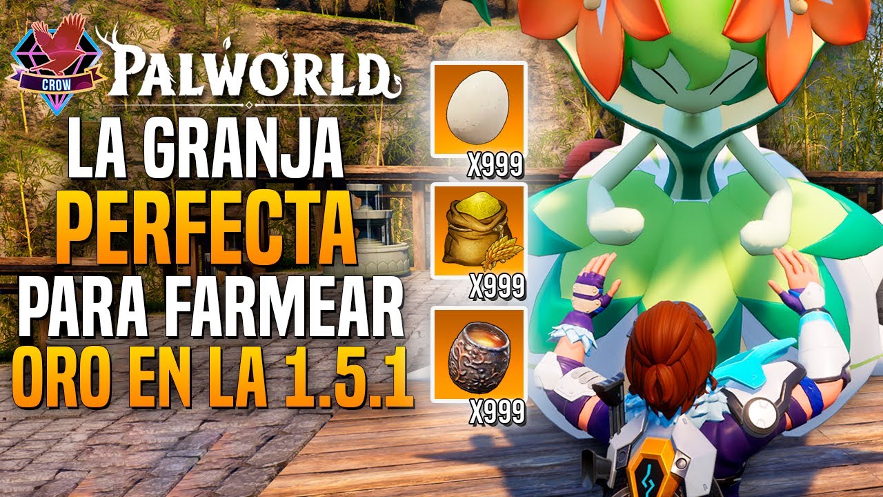 AQUI LA GRANJA AUTOMATICA PERFECTA PARA FARMEAR ORO EN LA 0.1.5.1 - Palworld Gameplay Español