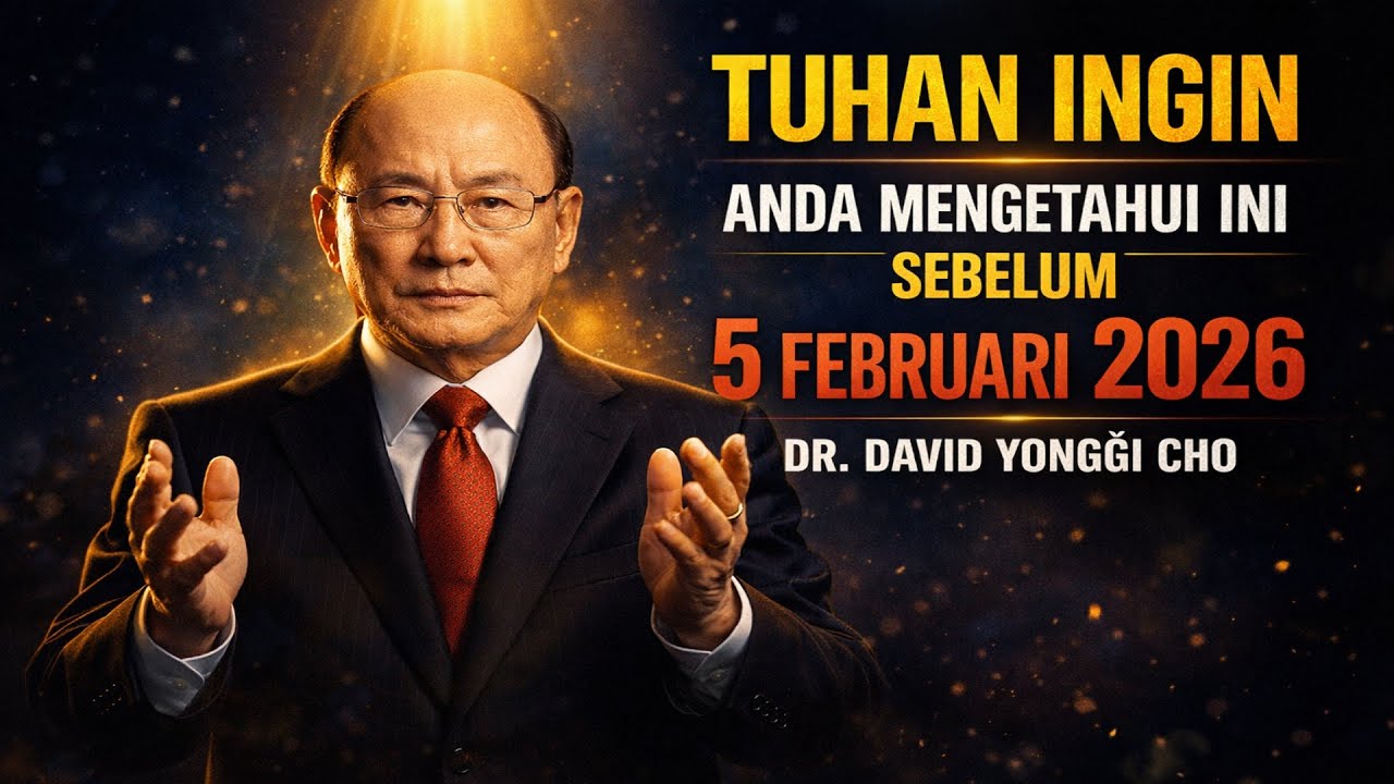 Berbicara dalam bahasa roh: Tuhan ingin Anda mengetahui hal ini sebelum 5 Februari 2026 Dr David Cho