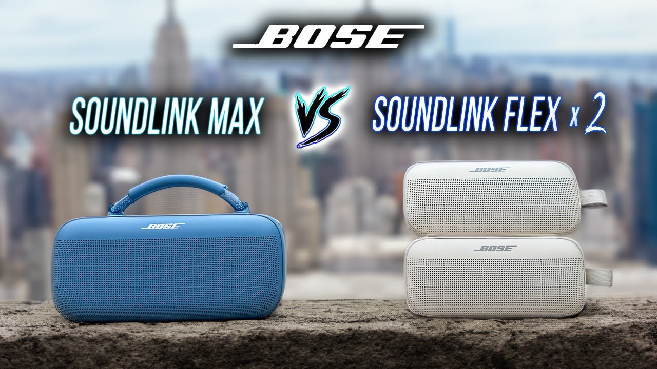 Bose Soundlink Max VS DOS Soundlink Flex (Par estéreo)