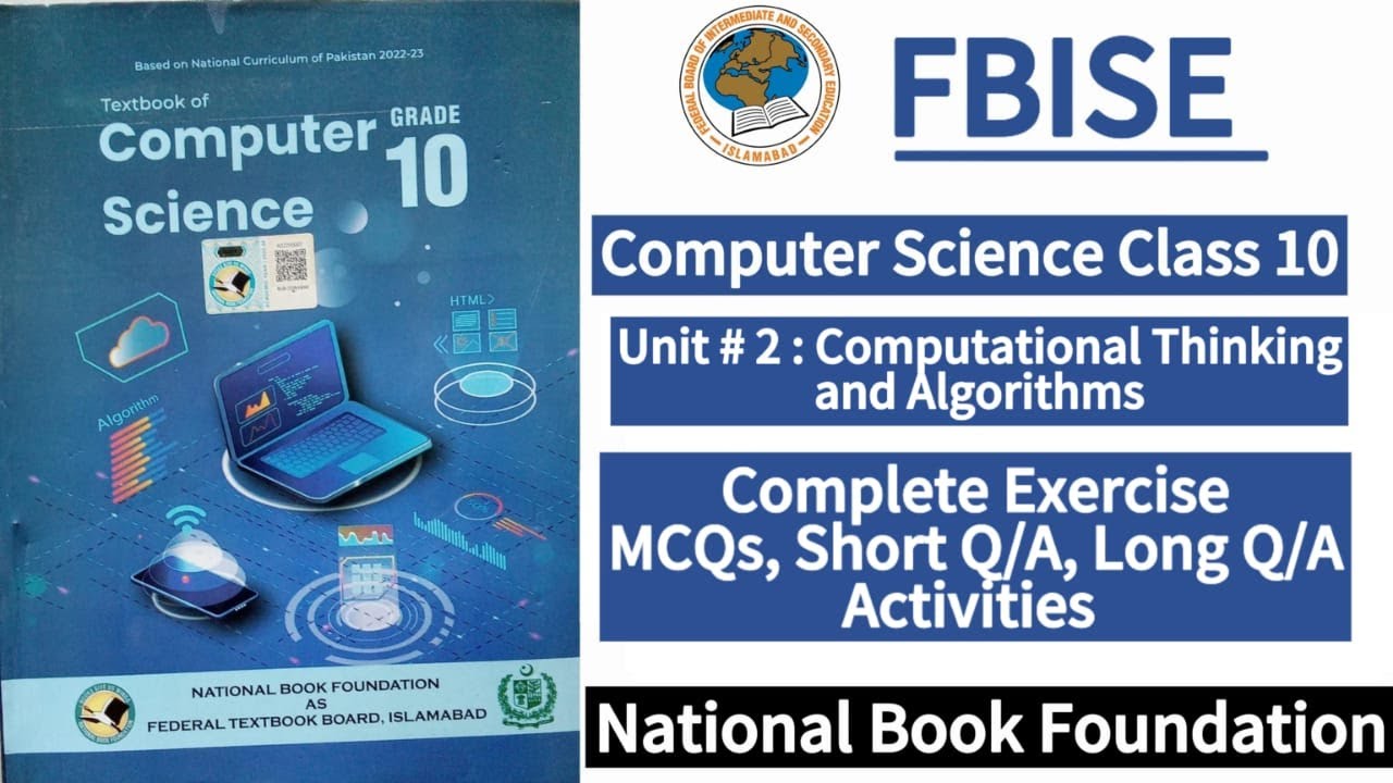 Class 10 Computer Science Unit 2 | Complete Exercise | New Syllabus 2025