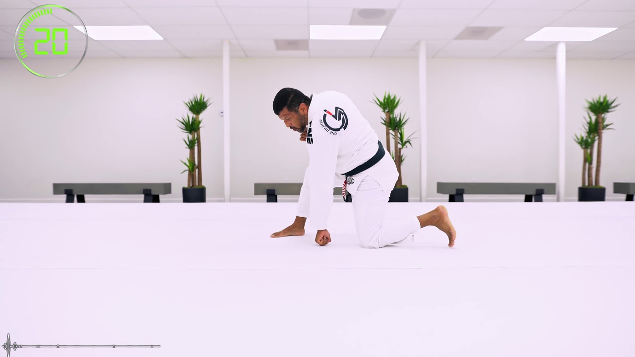 A No equipment, No noise, 10 minute Jiu Jitsu HIIT workout geared towards BJJ!