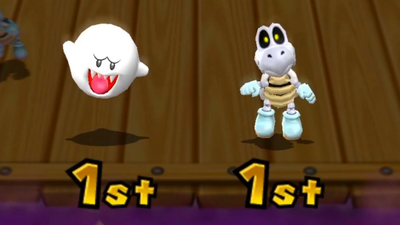 Mario Party 9 MiniGames - Boo vs Dry Bones (Master CPU)