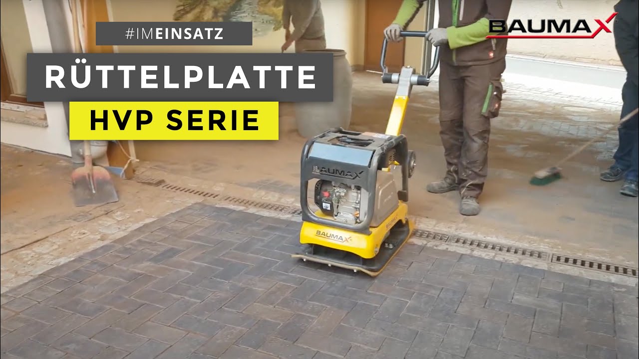 BAUMAX Rüttelplatte HVP-Serie