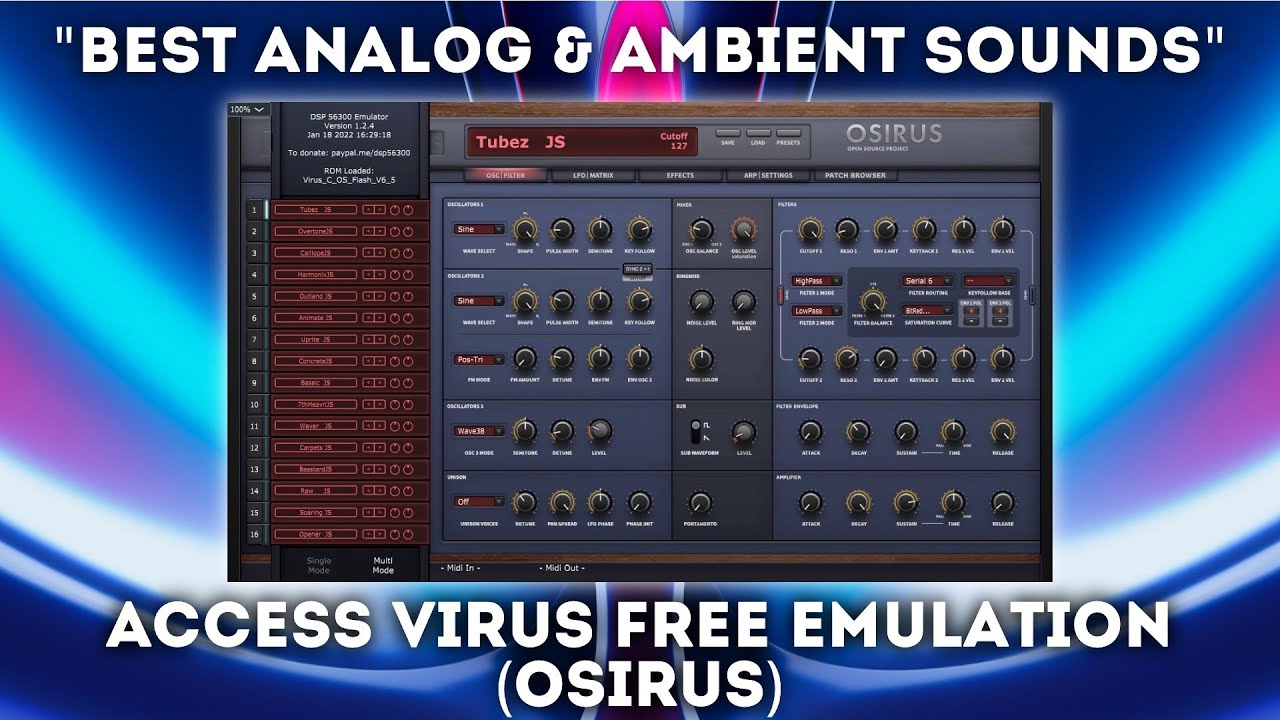 Access Virus FREE Emulation (Osirus) - 
