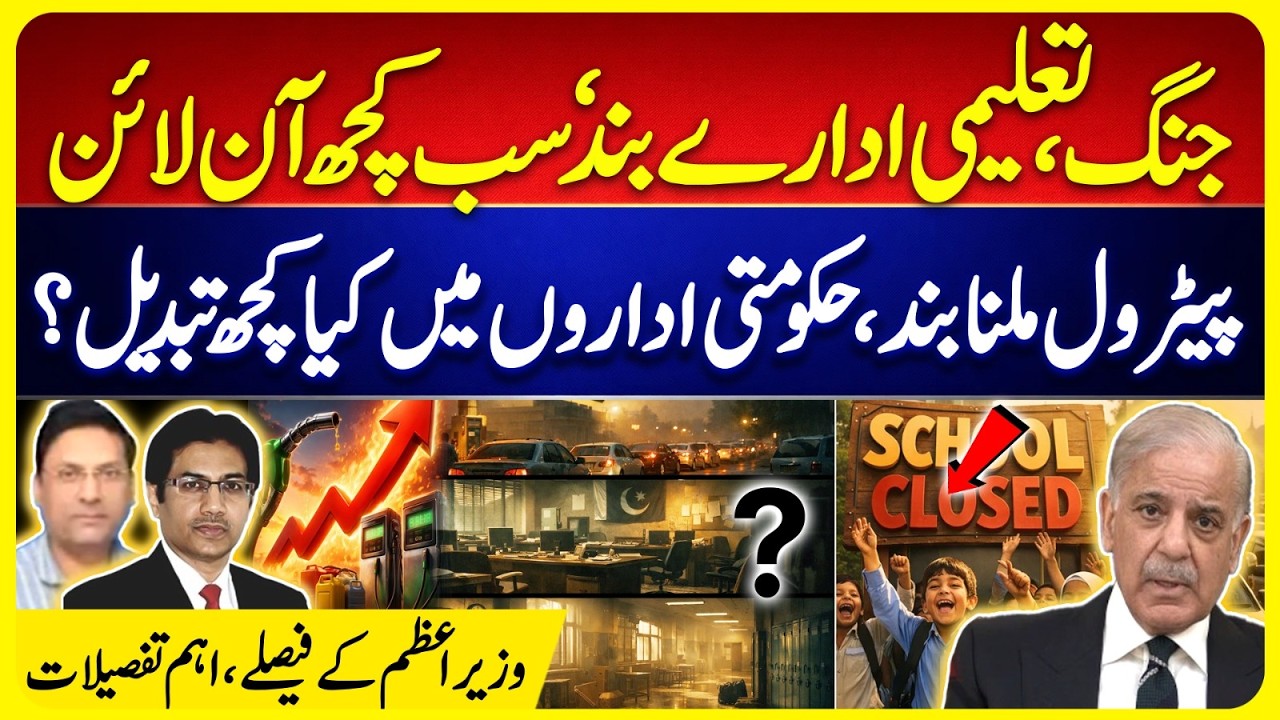 Middle East Tension And Petrol Price Hike In Pakistan | PM Shehbaz Sharif’s Huge Decisions