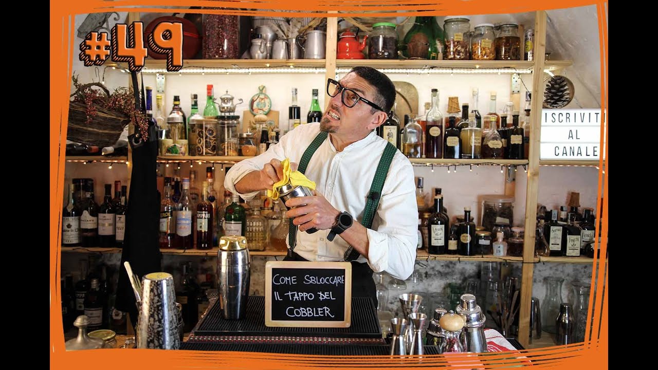 #49 ABC del Bartender - Come sbloccare VELOCEMENTE il tappo del tuo COBBLER SHAKER - by Elia Calò