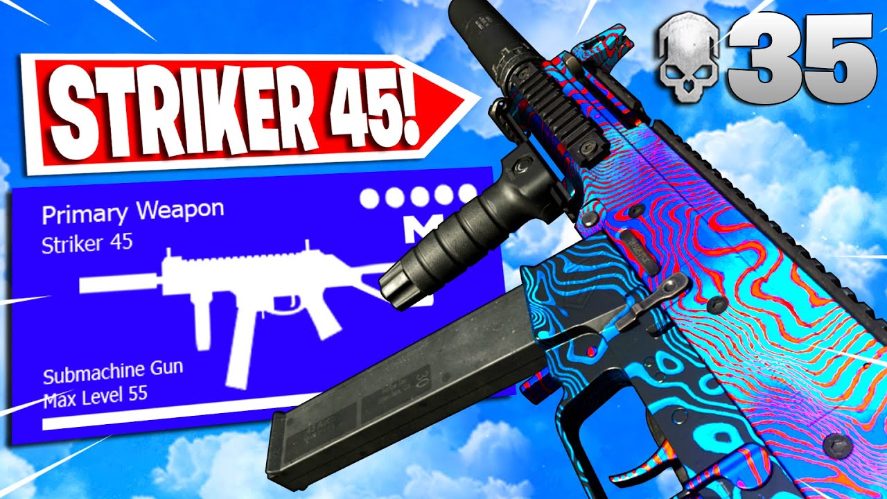 the STRIKER 45 is #1 MOST UNDERRATED SMG in WARZONE SEASON 6! (BEST STRIKER CLASS SETUP/LOADOUT!)