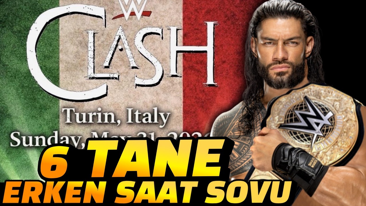 WWE CLASH IN İTALYA VE 5 TANE AVRUPA ŞOVU DUYURULDU