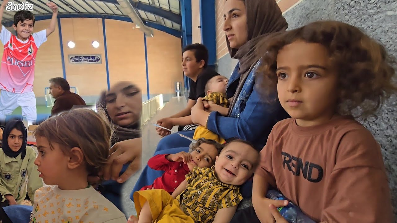 Rural Family Adventure 🌿 Hamid & Narges Watch Hossein Play Football While Selin Brings Pure Joy 💚