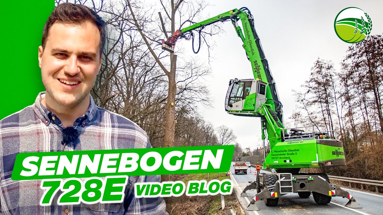 SENNEBOGEN 728 | We introduce you to the new felling excavator | VLOG