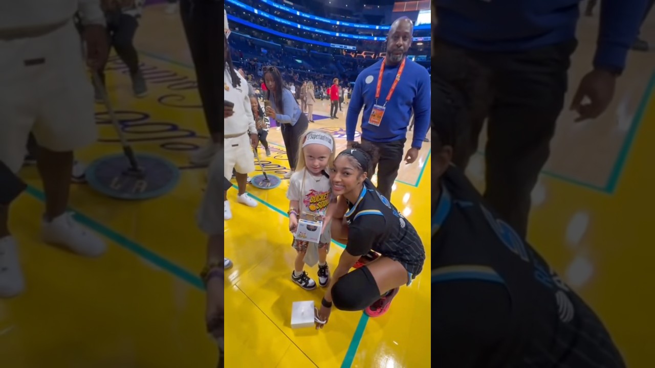 The kids love Angel Reese