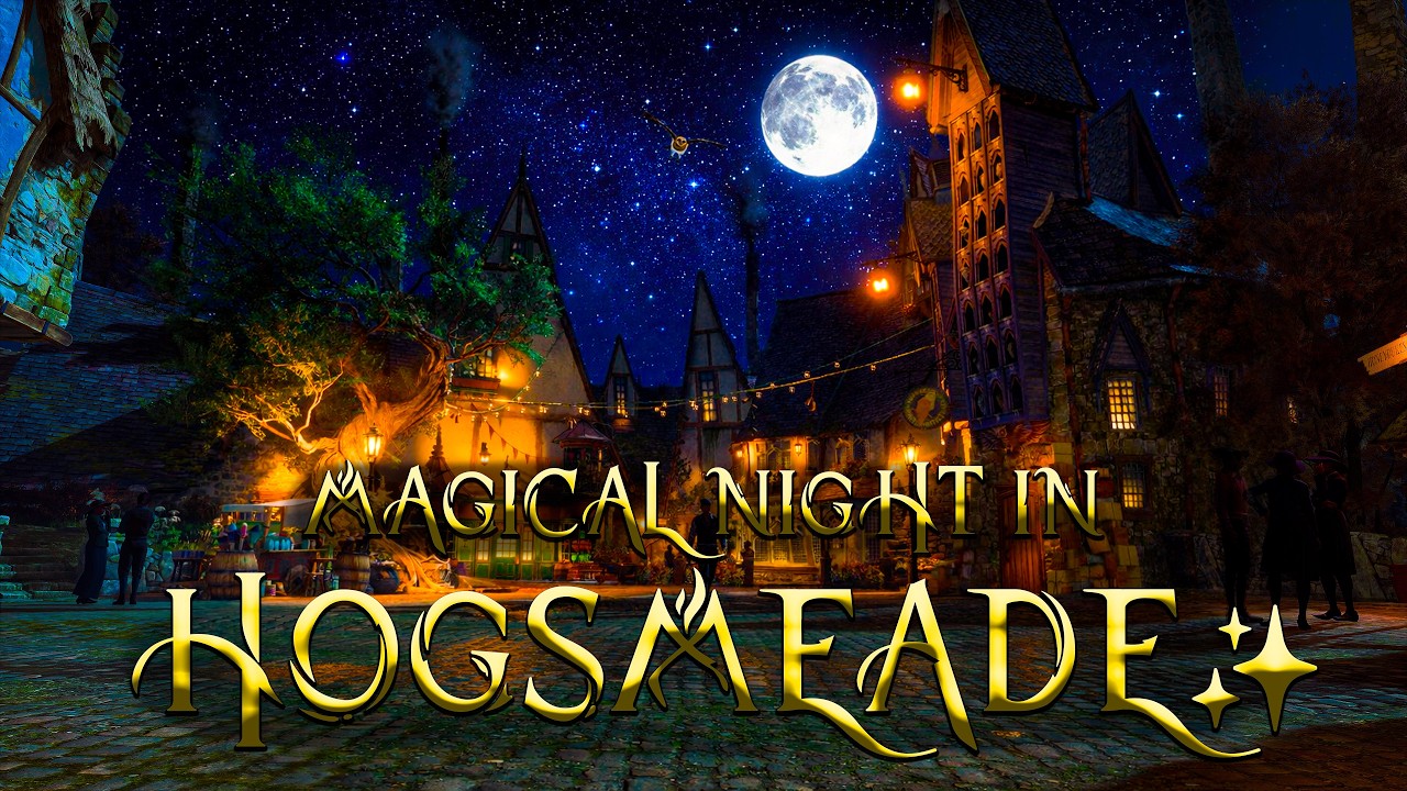 Midnight in Hogsmeade 🌙✨ Harry Potter Inspired Night Ambience for Study & Sleep