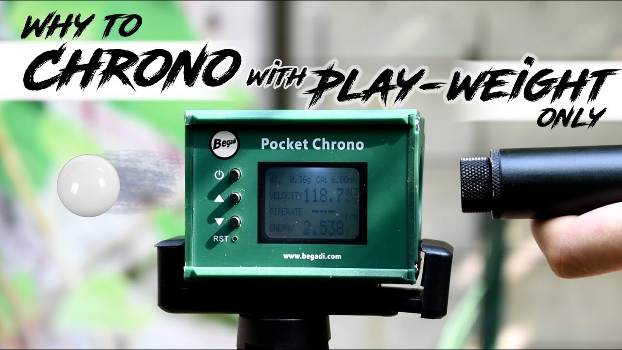 Joule Creep in Airsoft: Why you should only chrono with play-weight BBs! Feat. Begadi Pocket Chrono