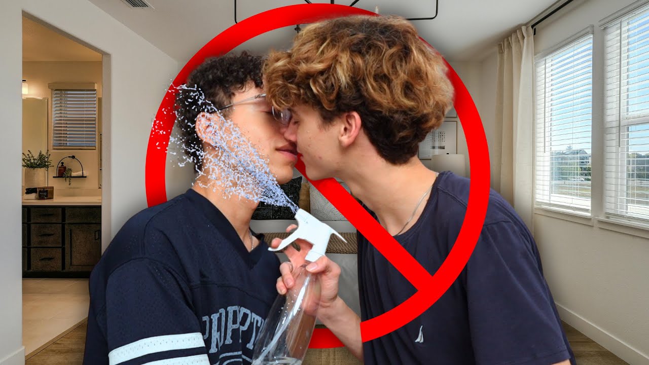 Trying NOT To Kiss For 24 Hours